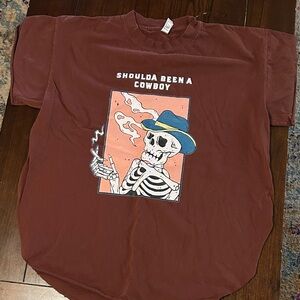 Pebby Forevee Cowboy Graphic - I Should of Been a Cowboy